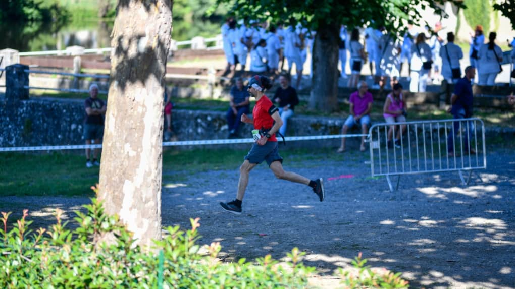 Premier coureur du 10km de l'Urban Trail Le Blanc