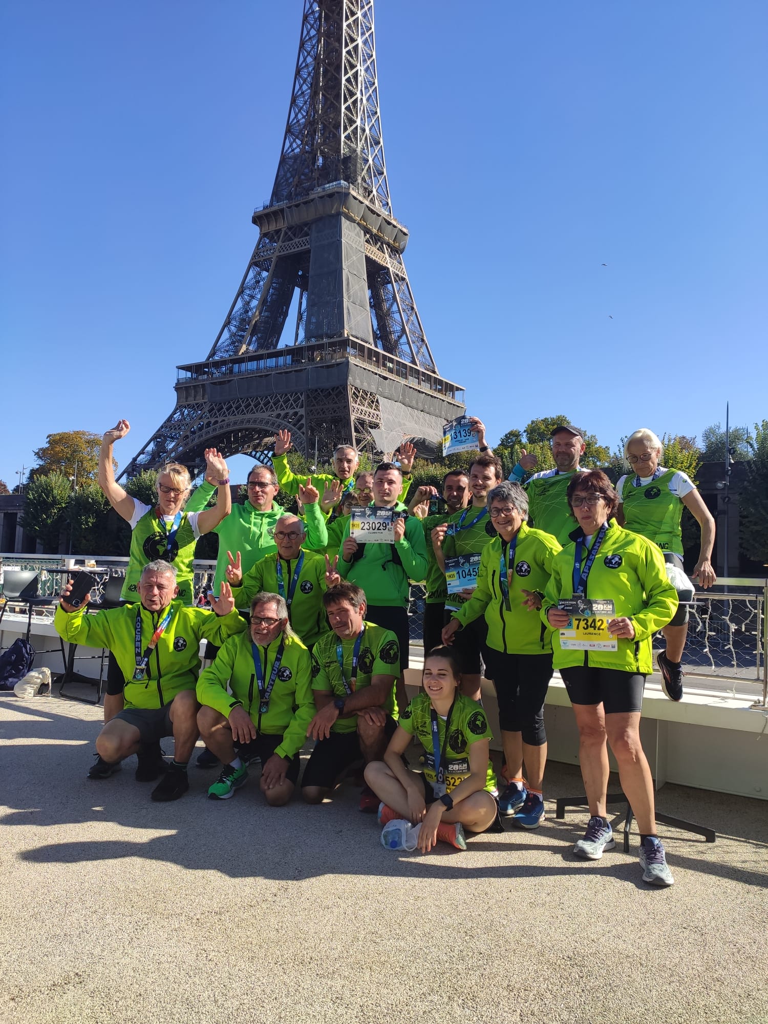 42km195 le blanc à Paris pour les 20km